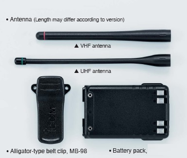 IC-F51 IC-F61對(duì)講機(jī)配件